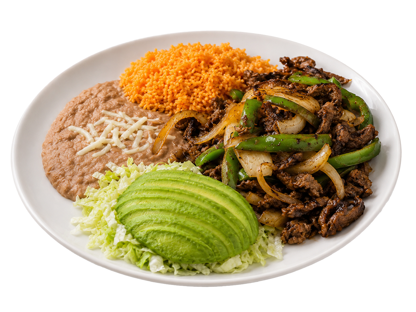 Fajitas (pollo ó asada)